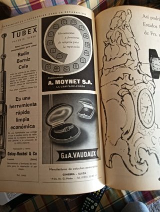 Revista Suiza Relojería y Joyería 1959