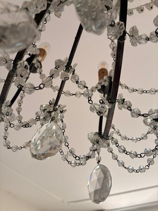 Lampadario perlato a sospensione