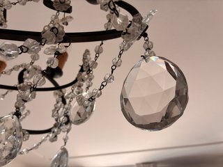 Lampadario perlato a sospensione