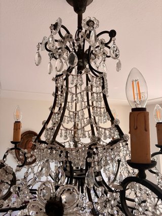 Lampadario perlato a sospensione