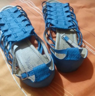 Sandalias azules mujer talla 39