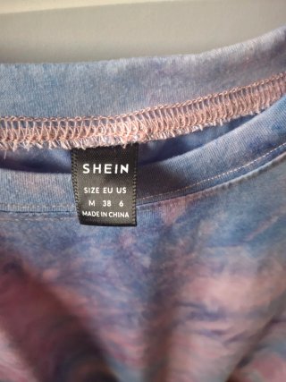 Camiseta premamá tie-dye SHEIN