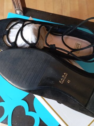 Scarpe Zara stringate nere 41