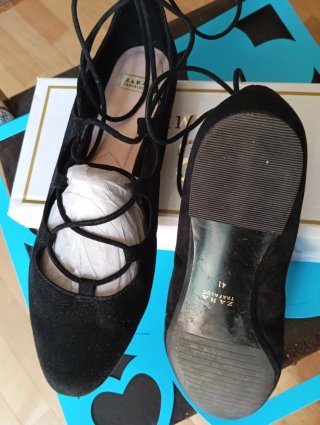 Scarpe Zara stringate nere 41