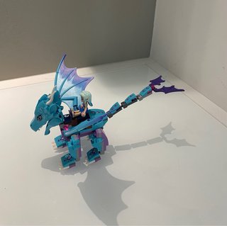 Set Lego Elves Drago Azzurro
