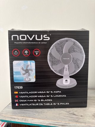 Ventilador de mesa NOVUS 16 5 aspas