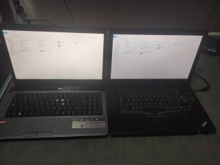 2 Portátiles Acer Aspire y Lenovo L510
