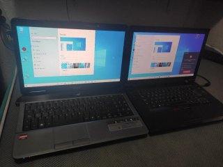 2 Portátiles Acer Aspire y Lenovo L510
