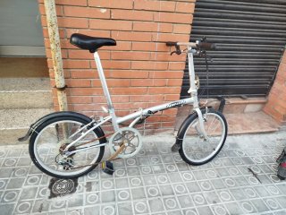 Bicicleta plegable ruedas 20