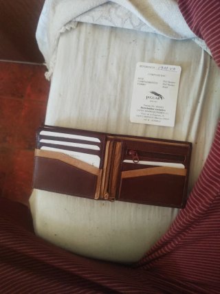 Cartera Jaguar Piel Marrón