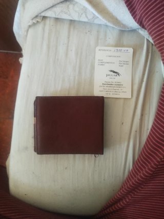 Cartera Jaguar Piel Marrón
