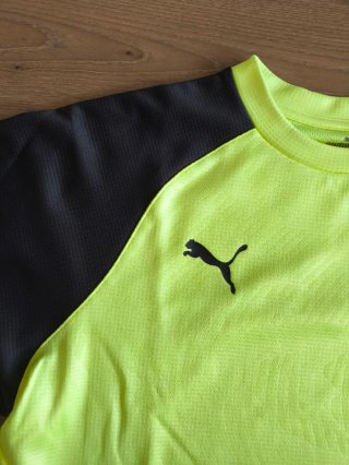 Sudadera Puma amarilla y gris Talla L