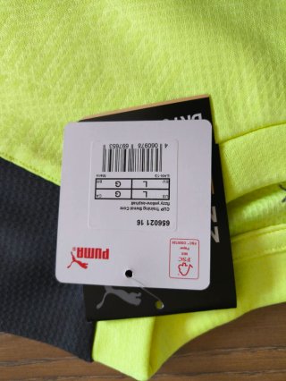 Sudadera Puma amarilla y gris Talla L