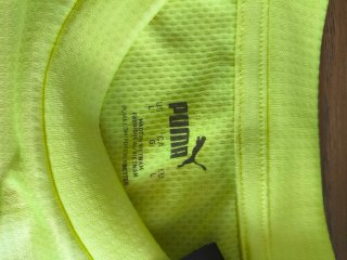 Sudadera Puma amarilla y gris Talla L