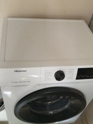 Lavadora Hisense 9kg Steam Inverte