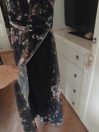 Abito lungo floreale