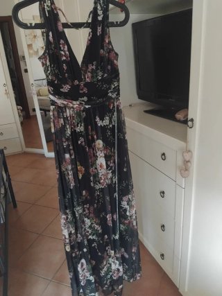 Abito lungo floreale