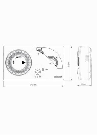 Cronotermostato giornaliero automatico/manuale