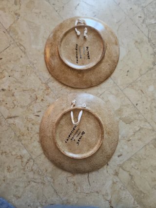 Coppia Piatti Decorativi Vintage