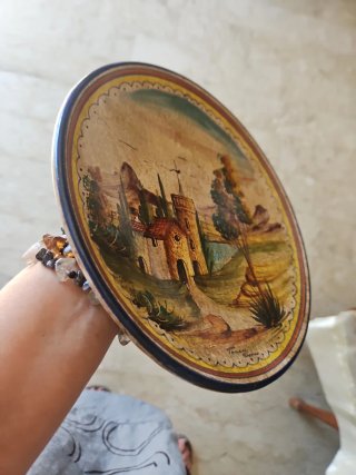 Coppia Piatti Decorativi Vintage
