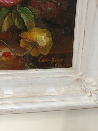 Coppia dipinti natura morta fiori