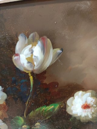 Coppia dipinti natura morta fiori