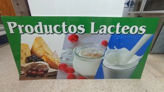Carteles alimentación para supermercado