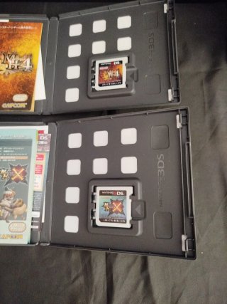 2 Juegos Nintendo 3DS Monster Hunter 4 y X (JAPON)