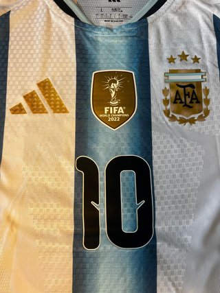 Camiseta Argentina Messi Mundial Talla L