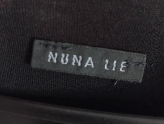 Abito lungo floreale nero