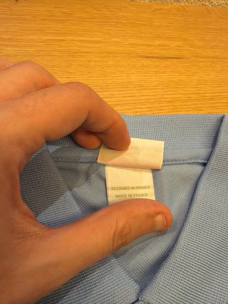 Polo Lacoste Celeste Talla XL (Talla 6)