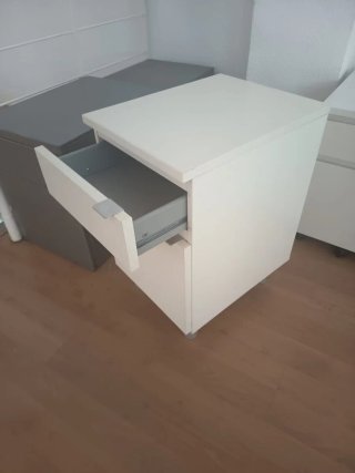 Cajonera Ikea 2 cajones con ruedas