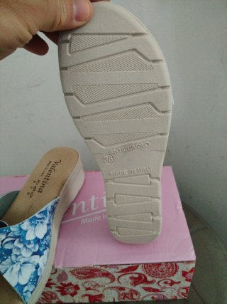 Ciabatte Valentina N.36 tacco 5 cm