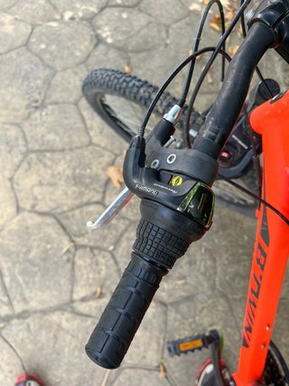Bicicleta MTB Btwin Rockrider 340 Talla S Naranja