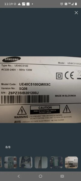 Placa Base Samsung UE40C5100QWXXC