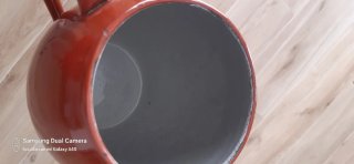 Cazo antiguo marrón