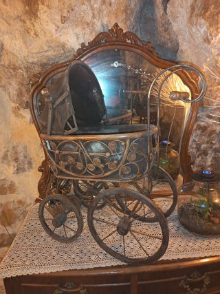 Cochecito de bebé estilo victoriano