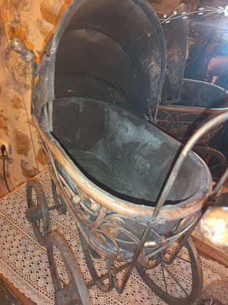 Cochecito de bebé estilo victoriano