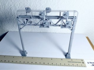 Semáforo Ferrocarril Escala HO Maqueta de Trenes