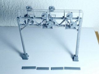 Semáforo Ferrocarril Escala HO Maqueta de Trenes