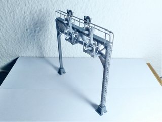 Semáforo Ferrocarril Escala HO Maqueta de Trenes