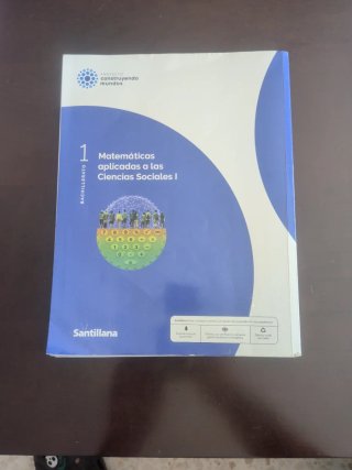 Matemáticas aplicadas a las Ciencias Sociales I...