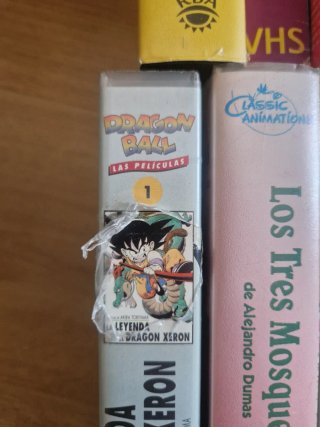 Pack 7 VHS: Dragon Ball, Vickie, Jerry Lewis