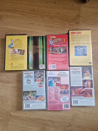 Pack 7 VHS: Dragon Ball, Vickie, Jerry Lewis