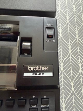 Macchina da scrivere Brother vintage anni '70