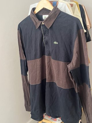 Lacoste Polo Talla XL Negro y Marrón
