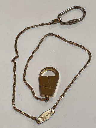 Portachiavi Gucci vintage a catena