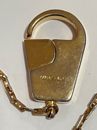 Portachiavi Gucci vintage a catena