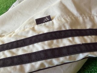 Pantalón Pirata Adidas Vintage Blanco Talla L