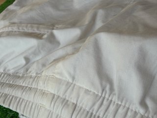 Pantalón Pirata Adidas Vintage Blanco Talla L